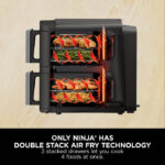 Ninja Double Stack DualZone Digital Air Fryer (SL300IN) | 7.6L, Cook 4 Foods at Once | Vertical Design - Image 4